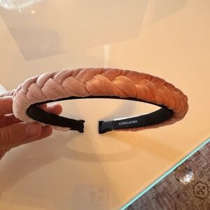 Alpenflüstern Braided Velvet Headband, Rose Pink Color